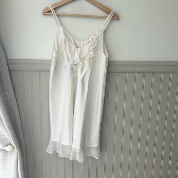 Vintage Oscar de la Renta Designer Medium Ivory Lingerie Set and Matching Robe - Picture 7 of 8